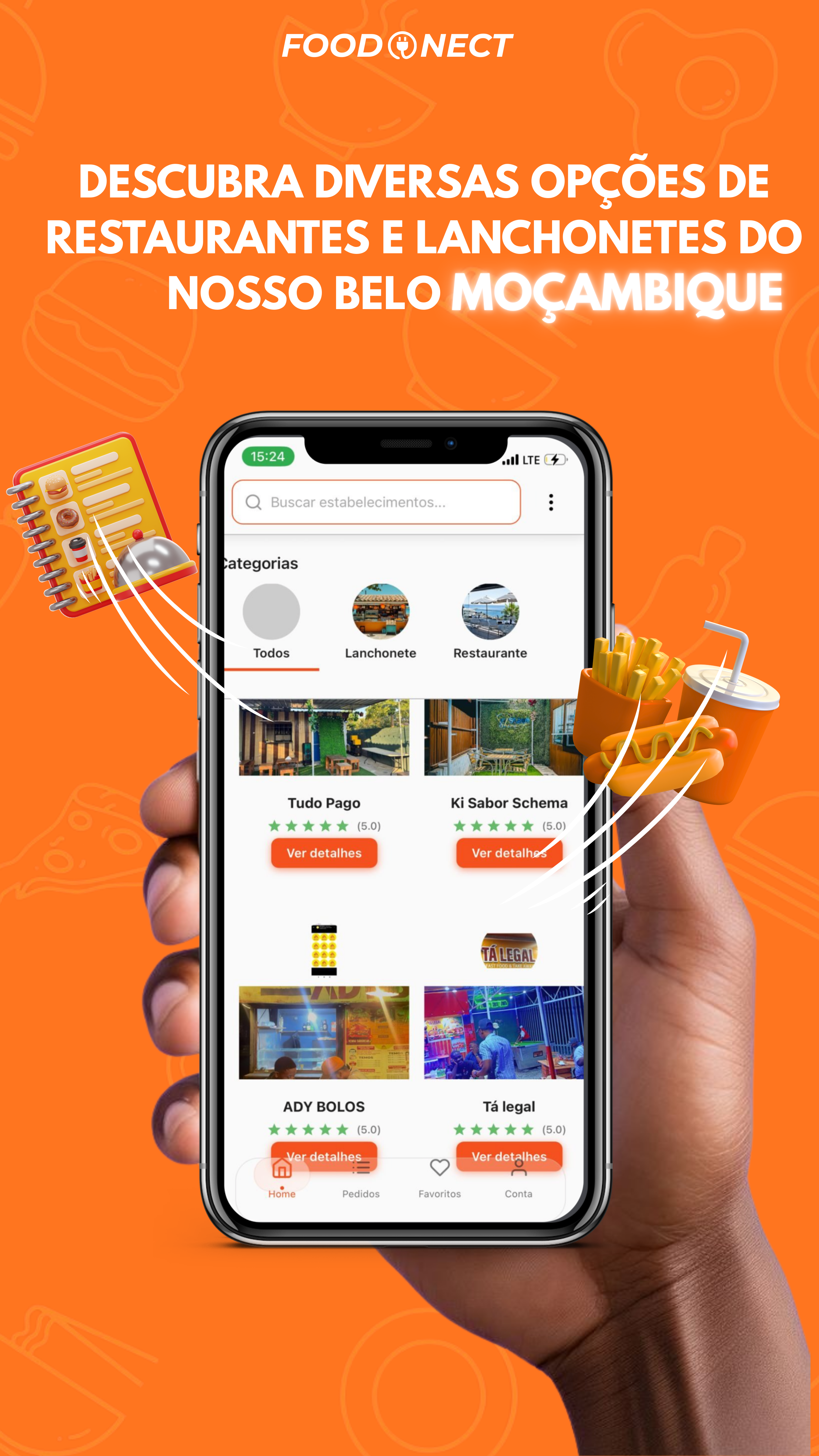 Tela do aplicativo Foodnect